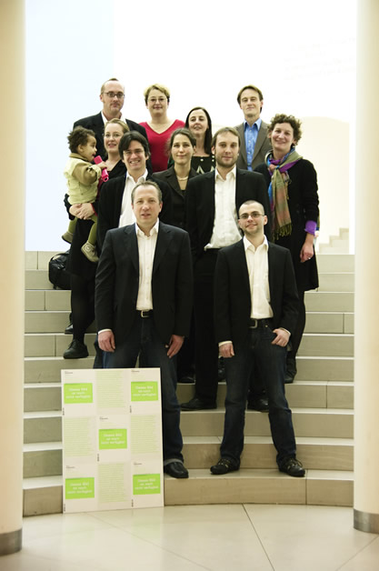 Das Novo-Team auf dem MMK-Empfang 2009