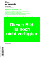 NovoArgumente 103 (11–12 2009) – Einheit macht stark